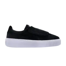 Кроссовки Wmns Basket Platform Strap Puma, черный 364068 01 | black/white