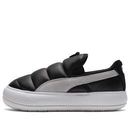 Кроссовки suede mayu slip-on shoes black/white Puma, черный 383827-01 | black/white