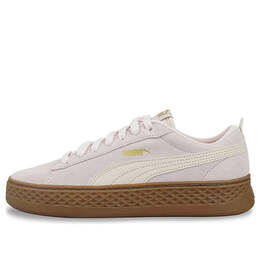 Кроссовки smash platform suede 'rosewater' Puma, белый 366488-15 | creamwhitepinkred