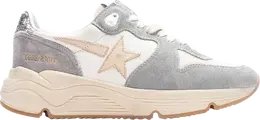 Кроссовки Golden Goose Wmns Running Sole 'Silver White Cream', серебряный gwf00126 f004174 60405 | silver
