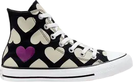 Кроссовки Converse Wmns Chuck Taylor All Star High Twisted Hearts - Black, черный 567143f | black