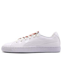 Кроссовки basket crush 'red' Puma, белый 369556-01 | white/red