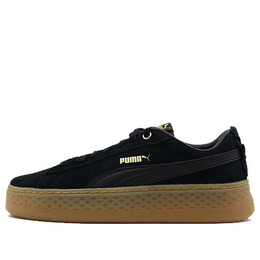 Кроссовки suede platform elemental steel grey 'black gold' Puma, черный 366928-01 | black/gold
