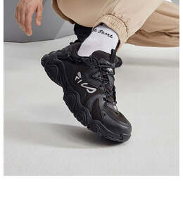 Кроссовки fluid 4 'black' Fila, черный f12w312101fbk | black
