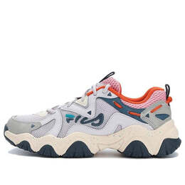 Кроссовки fluid 4 sneakers 'grey cream red' Fila, серый f12w322107fnd | grey/ cream /red/blue