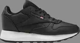 Кроссовки wmns classic leather sp 'black grey' Reebok, черный 000844 | black