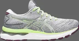 Кроссовки wmns gel nimbus 24 'piedmont grey lime green' Asics, серый 1012b201 020 | grey