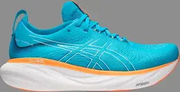 Кроссовки gel nimbus 25 wide 'island blue sun peach' Asics, синий 1011b625 400 | blue