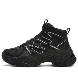Кроссовки sofia 1s mid shoes 'black velvet' Fila, черный f12w341112fbk | black/white