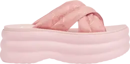 Кроссовки Gucci Wmns GG Platform Slide 'White', розовый 738707 h9h00 5838 | pink