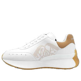 Кроссовки sprint runner sneakers 'tan white' Alexander McQueen, белый 781503widni8750 | white/tan