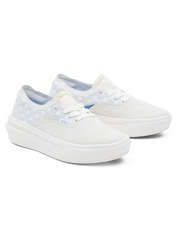 Кроссовки на шнуровке Vans Leder-Sneakers Authentic Overt CC, цвет Weiß/Hellblau 16010274 | weiß/hellblau