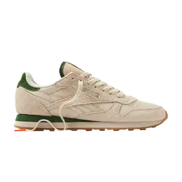 Кроссовки END. x Classic Leather Reebok, кремовый hr1201 | stucco/beige/sap green