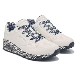 Мини-Кеды Jen Stark Street Uno Skechers, белый 1057159/43613 | white/black drip