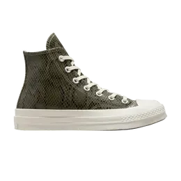 Кроссовки Converse Wmns Chuck 70 High Snakeskin - Light Field Surplus, зеленый a13394c | snakeskin - light field surplus
