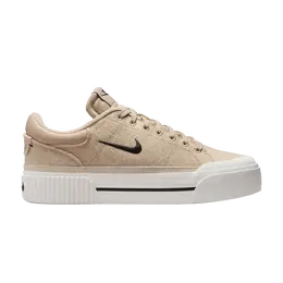 Кроссовки Nike Wmns Court Legacy Lift Hemp, желто-коричневый fz2606 200 | hemp