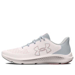 Кроссовки charged pursuit 3 'big logo - white pink fizz' Under Armour, белый 3026523-101 | white/halo grey/pink fizz