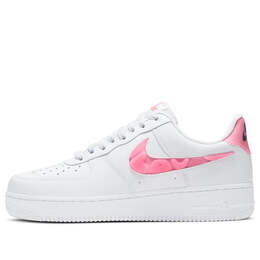 Кроссовки air force 1 '07 se 'love for all - sunset pulse' Nike, белый cv8482-100 | white/sunset pulse/black/clear
