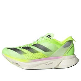 Кроссовки adizero adios pro 3 running shoes 'aurora black zero metalic lucid lemon' Adidas, мультиколор ig6429 | aurora black/zero metalic/lucid lemon