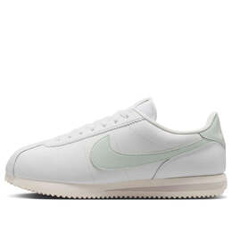 Кроссовки cortez leather 'summit white mint light bone' Nike, белый dn1791-106 | summit white/sail/light bone/light silver