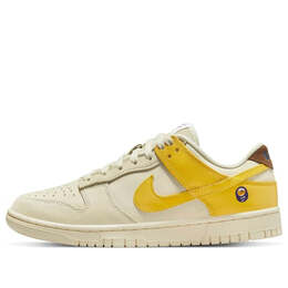 Кроссовки dunk low lx 'banana' Nike, мультиколор dr5487-100 | coconut milk/vivid sulfur/cacao wow