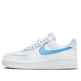 Кроссовки air force 1 '07 next nature 'white university blue' Nike, белый dv3808-103 | white/white/volt/university blue