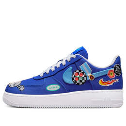 Кроссовки air force 1 '07 'patched up - los angeles' Nike, синий dx2306-400 | blue/white
