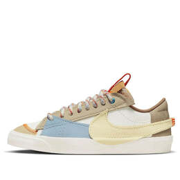 Кроссовки blazer low '77 jumbo 'summer vibe' Nike, бежевый dx6043-171 | cream/blue