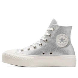 Кроссовки chuck taylor all star lift hi 'silver' Converse, серебряный a07949c | silver metallic