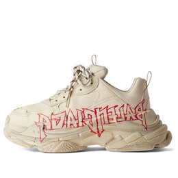 Кроссовки triple s diy metal 'beige red black' Balenciaga, бежевый 524039w2fay9016 | beige/red/black