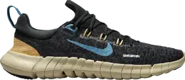 Кроссовки Nike Wmns Free Run 5.0 Next Nature 'Black Noise Aqua', черный cz1891 008 | black