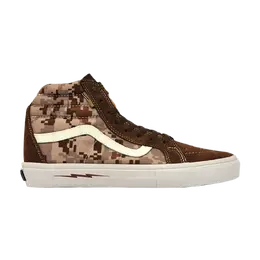 Кроссовки Sk8-Hi Notchback Pro S Vans, коричневый vn 0vicamv | defcon brown/white