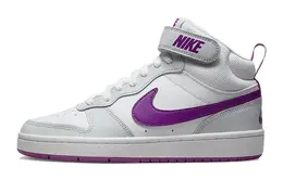 Кроссовки Nike Court Borough Mid 2 GS 'Pure Platinum Vivid Purple' cd7782-009