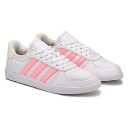 Гладкие кроссовки Breaknet Adidas, белый 1056350/33465 | white/pink