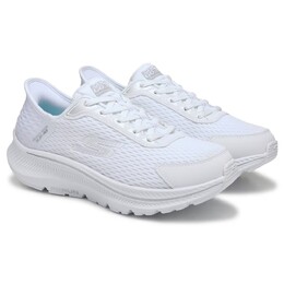 Кроссовки Slip-Ins go run persistent 2.0 Skechers, белый 1055824/50880 | white/silver