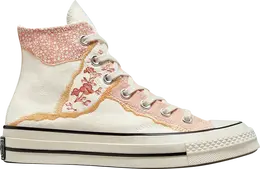 Кроссовки Converse Wmns Chuck 70 High Metallic Floral, кремовый 572423c | cream