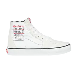 Кроссовки Sk8-Hi Tapered Vans, белый vn0a4u1624f | white/true white