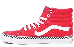 Кроссовки Vans SK8 Hi Check Foxing - Racing Red vn0a38gevs5