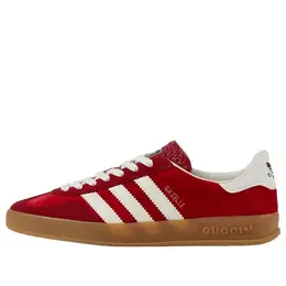 Кроссовки x gucci gazelle Adidas, красный 707864-9stu0-6360 | red velvet/gum