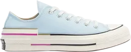 Кроссовки Converse Wmns Chuck 70 Low Colorblock - Chambray Blue, синий 570789c | blue