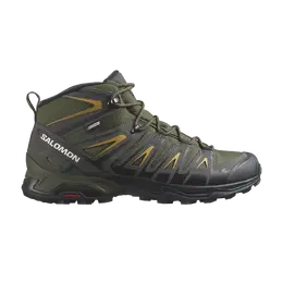 Кроссовки X Ultra Pioneer Mid CSWP Salomon, зеленый l47208000 | olive night/beluga/amber gold