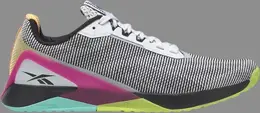Кроссовки wmns nano x1 grit 'white black pursuit pink' Reebok, розовый h02865 | pink