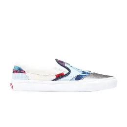 Кроссовки Slip-On Luxe Patchwork Vans, мультиколор vn0a38f7sll | assorted/true white