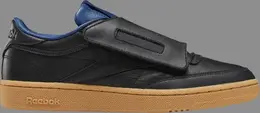 Кроссовки nanamica x club c stomper 'black' Reebok, черный 000692 | black
