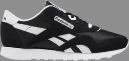 Кроссовки wmns classic nylon 'black white' 2020 Reebok, черный fv4506 | black
