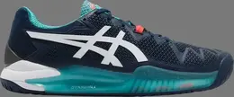 Кроссовки gel resolution 'mako blue' Asics, синий 1041a079 401 | blue
