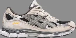 Кроссовки gel nyc 'black clay grey' Asics, пломбир 1201a789 001 | cream