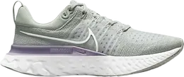 Кроссовки Nike Wmns React Infinity Run Flyknit 2 'Light Silver Lilac', серый ct2423 005 | grey