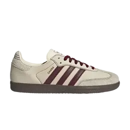 Adidas Кроссовки Wmns Samba OG, цвет Wonder White Maroon ig1987 | wonder white maroon