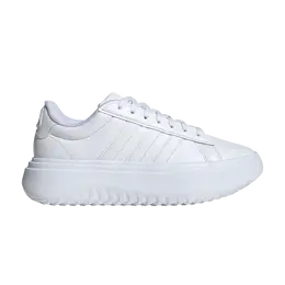 Adidas Кроссовки Wmns Grand Court Platform, цвет Crystal White ie1089 | crystal white